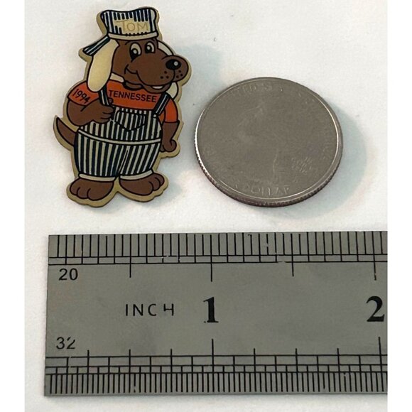 Vintage Odyssey of the Mind Pound Puppies Conductor Tennessee Lapel Pin - Picture 2 of 3